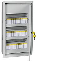 Щит распределительный встраиваемый IEK ЩРв-36з-1 540x310x120 с замком IP31 картинка 